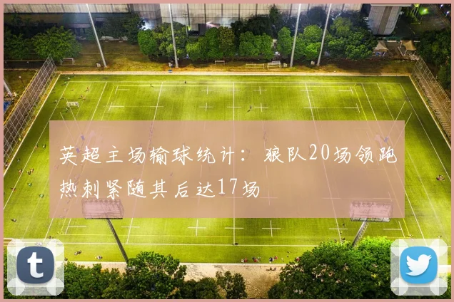 英超主场输球统计：狼队20场领跑热刺紧随其后达17场